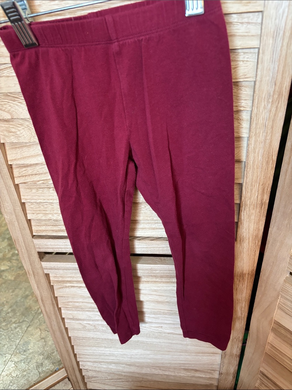 Kids Jumping Beans Crimson Leggings - Soft Everyday Bottoms 4